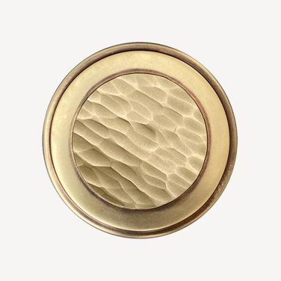 Hammered Texture over Aged Brass(Finish ID : 99-4)