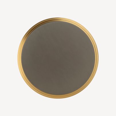 Split Graphite and Satin Brass Finish Swatch(Finish ID : 90)