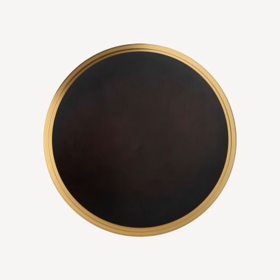 Split Oil Rubbed Bronze and Satin Brass Finish Swatch(Finish ID : 80)